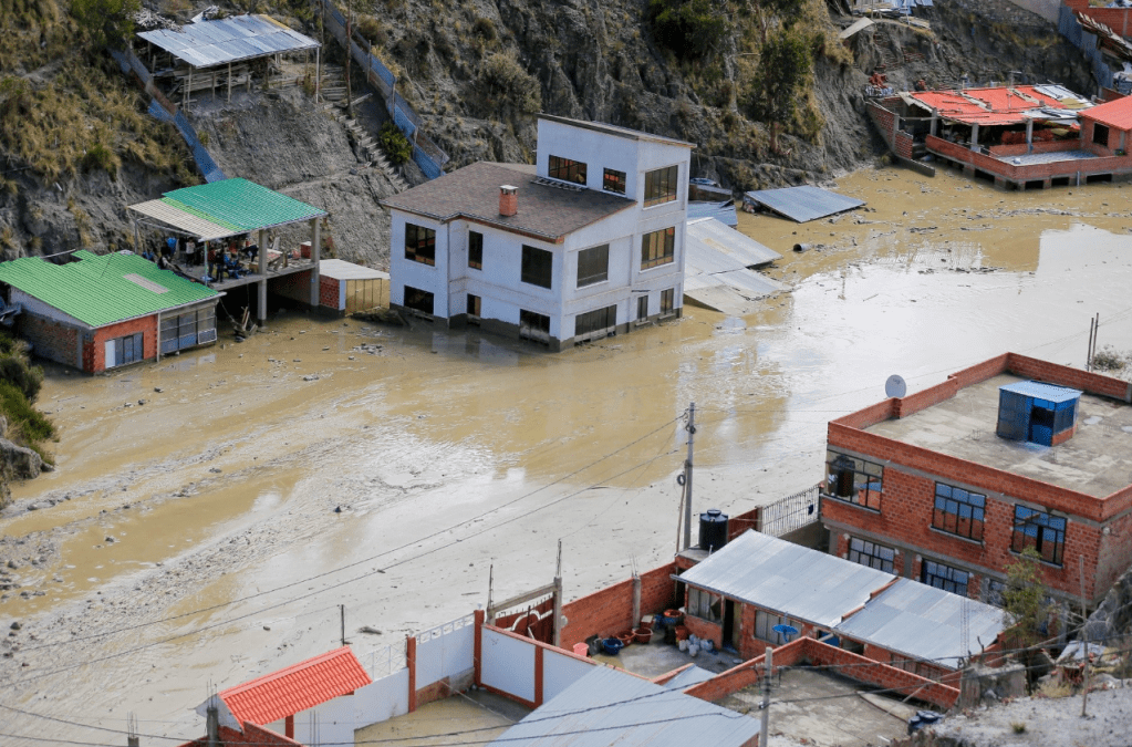 Defensa Civil reporta más de 400 viviendas afectadas por lluvias y seis municipios en desastre en La&nbsp;Paz